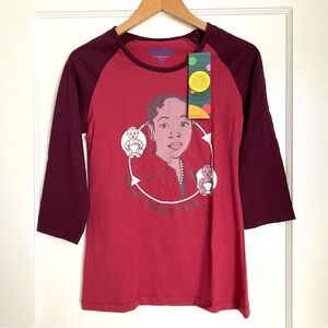 SVAHA NWT Red Graphic Top Mamie Phipps Clark size Small